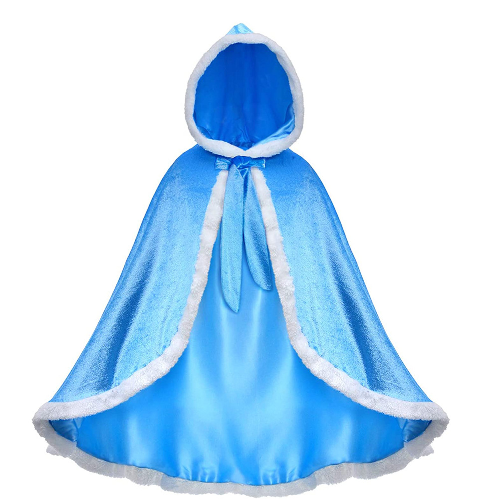 Christmas Children's Costume Frozen Aisha Princess Cape Cape Shawl Girl's Costume Aisha Shawl