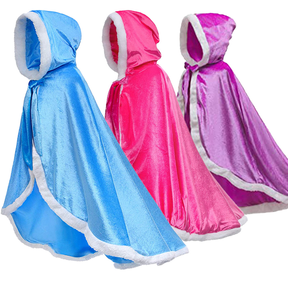 Christmas Children's Costume Frozen Aisha Princess Cape Cape Shawl Girl's Costume Aisha Shawl