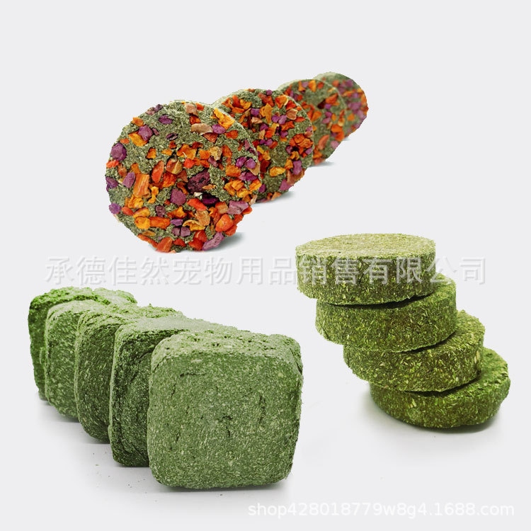 Rabbit, Chinchilla, Guinea Pig, Hamster Chew Snacks, Chew Grass Cakes, Grass Bricks, Individually Packaged Grass Cakes, Nutrition