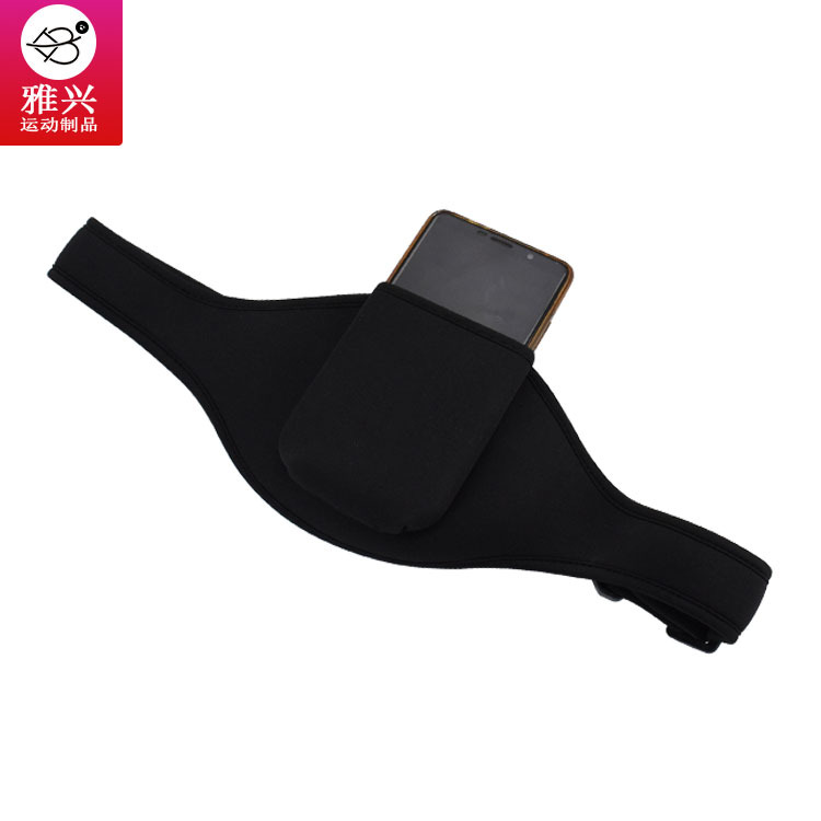 Factory Direct Sales Neoprene Material Outdoor Running Fitness Sports Waist Bag Microphone Bag Bracket Mini Mobile Phone Storage Bag