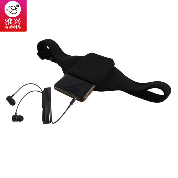 Factory Direct Sales Neoprene Material Outdoor Running Fitness Sports Waist Bag Microphone Bag Bracket Mini Mobile Phone Storage Bag