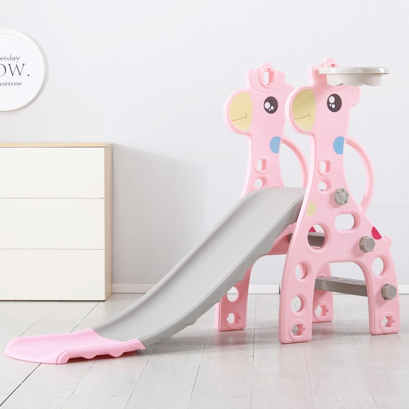 Комбинированная детская домашняя горка-качалка 2 в 1, игрушка для детей, маленький мультфильм