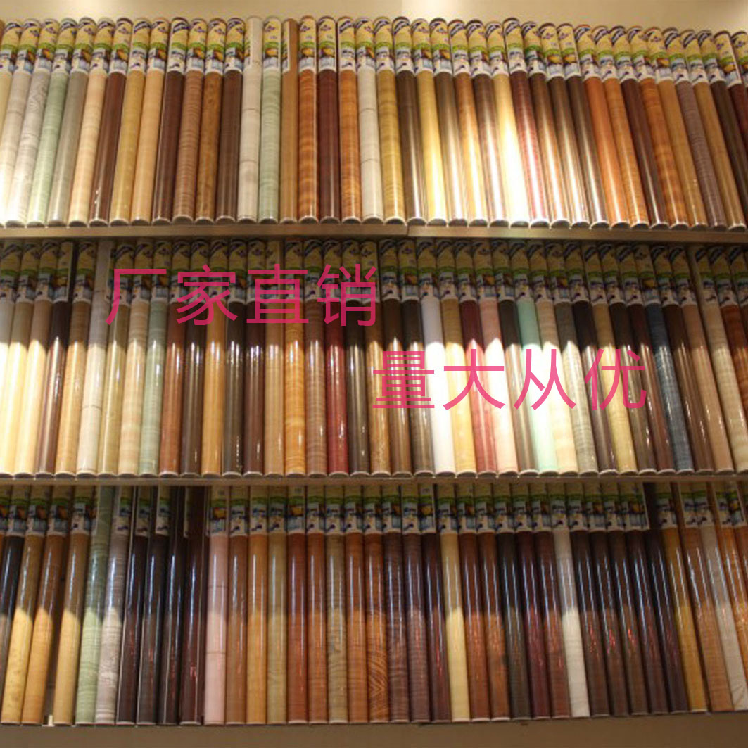 Обои Aihua из ПВХ самоклеящиеся для декорирования, древесный рисунок, пленка мгновенного цвета, оптовая продажа от 500 м