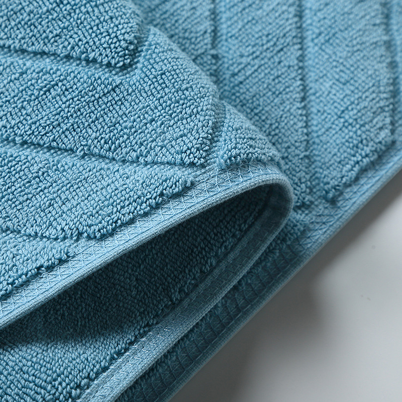 Simple hotel cotton towel bathroom padded mat cotton absorbent lint-free toilet towel machine washable