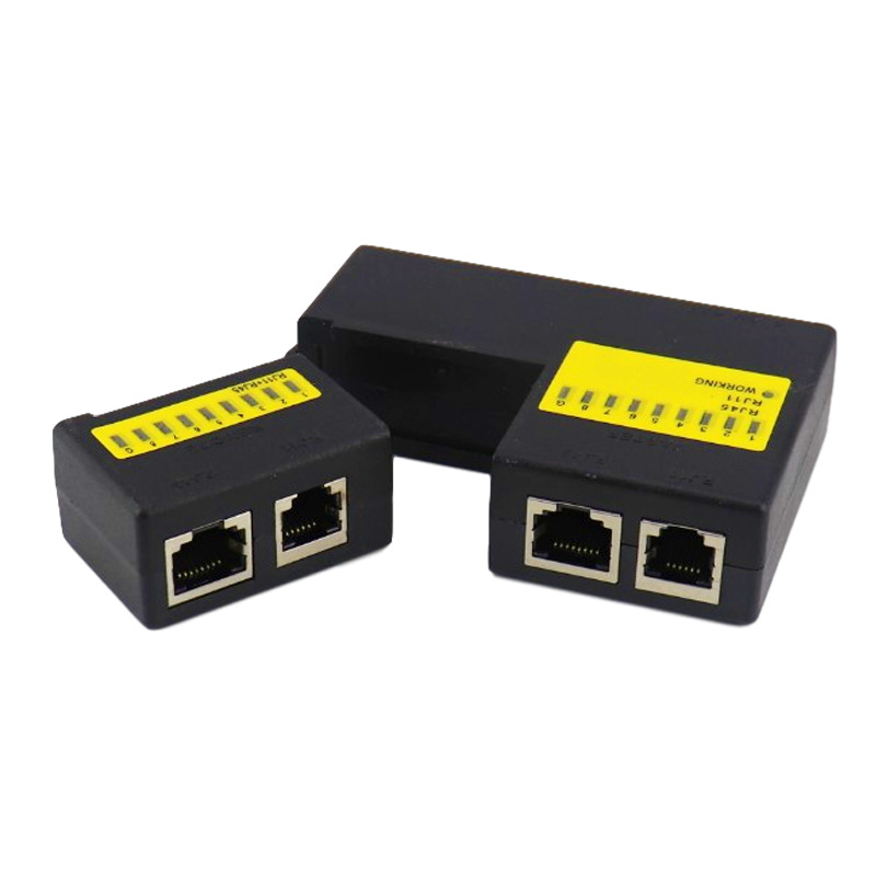 Nengshi Hengli Foreign Trade Network Cable Tester Mini Detector Dual-Use Cable Tester Line Matching Tool Cable Testing Tool