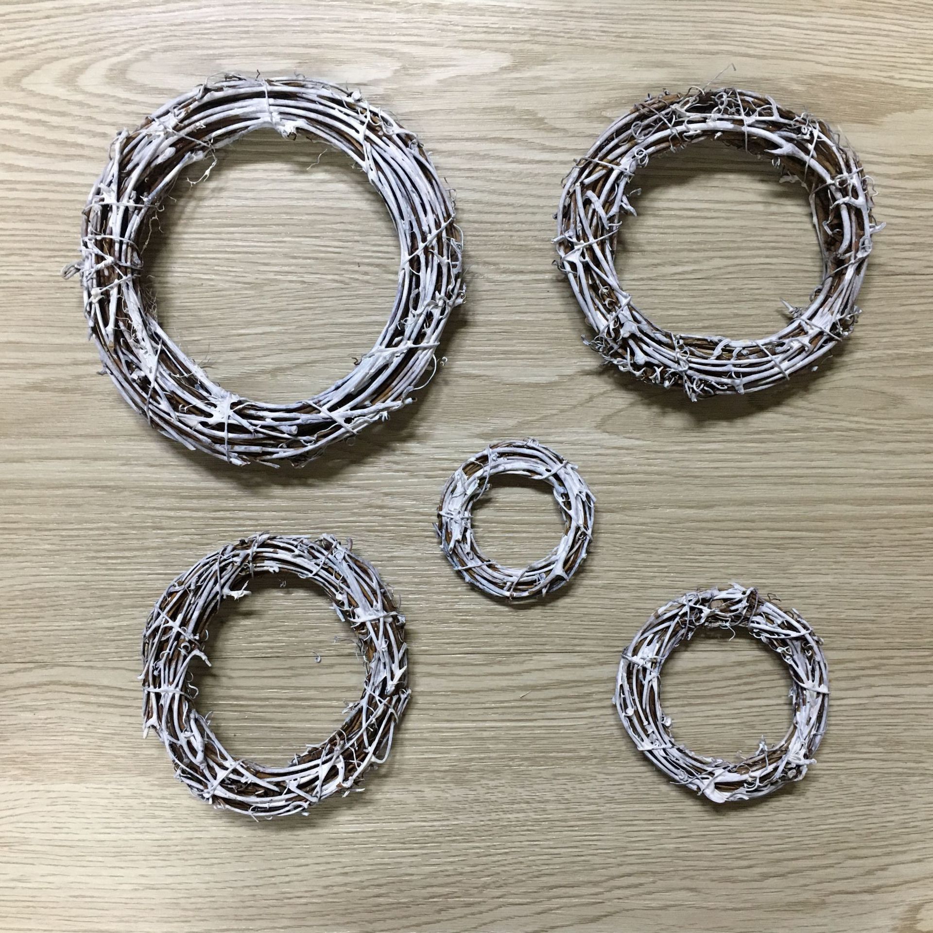 Rattan Ring Rattan Wreath Flower Shop Accessories Floral Wreath Christmas Wreath Ornament