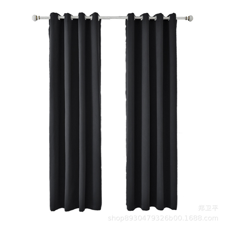 Factory direct wedding solid color glass screen transparent gauze curtain finished curtain wholesale cross-border AliExpress hot sale