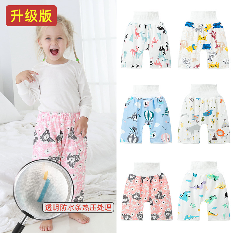 Подгузники для детей, водонепроницаемые, washable, из чистого хлопка, защита от недержания