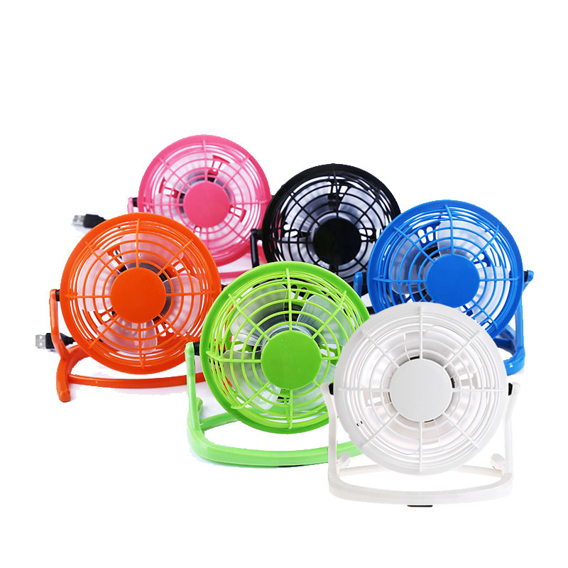 Manufacturer Supply Student Office Computer Small Desk Fan Electric Fan Mini 4inch USB Vertical Small Fan