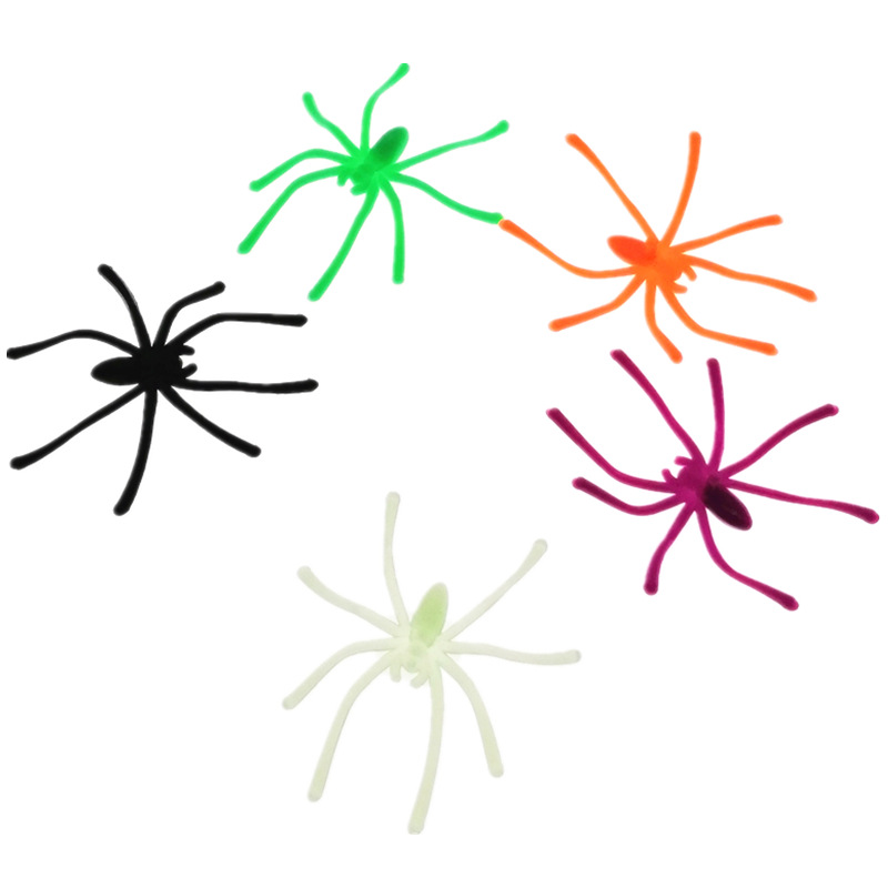 Halloween Spider Spider Cotton with Little Spider Christmas Cross-Border E-Commerce Toys 4 Colors 5Cm*4.5Cm