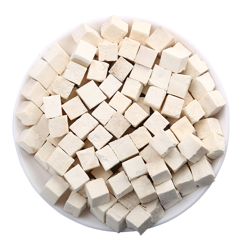 Wholesale Yunnan New Edible Poria Cocos Bulk 500g Sulfur-Free Genuine Good Goods White Poria Cocos Center Diced Chinese Medicinal Materials