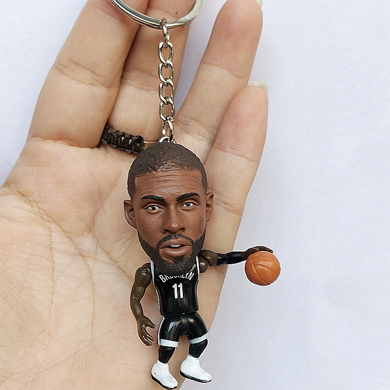 Basketball Fan Kobe James Wade Letter Song Irving Curry Durant Doll Keychain Bag Pendant