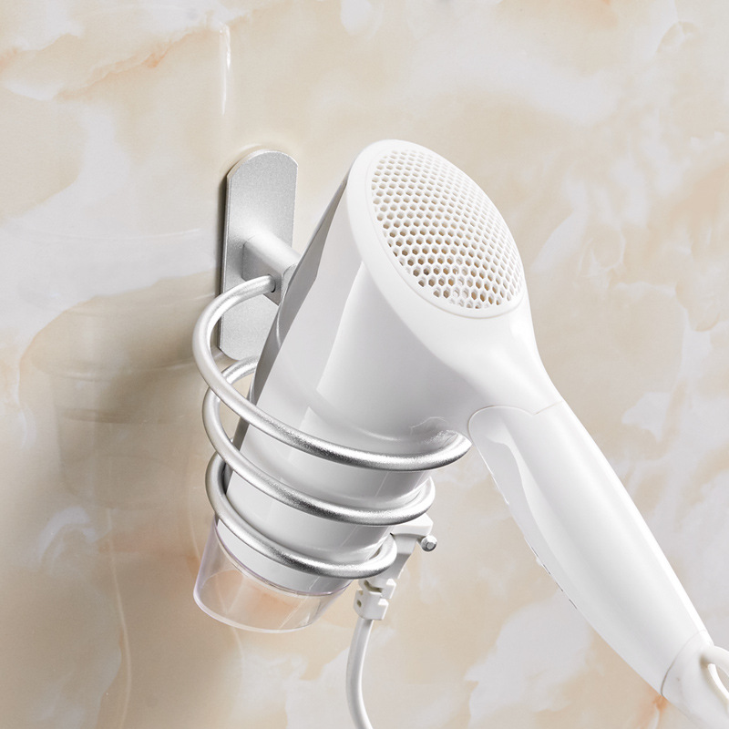 Держатель для фена без отверстий настенный для ванной