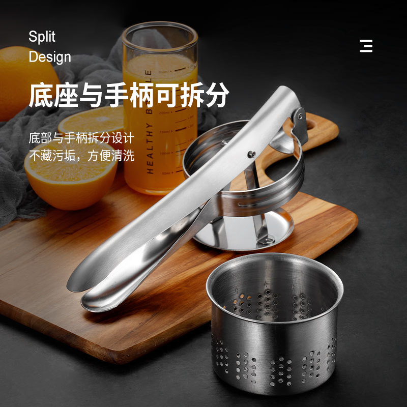 Vegetable Filling Water Squeezer Manual Juicer Wholesale Juicer Lemon Clip Fruit Juicer Stainless Steel Juicer
