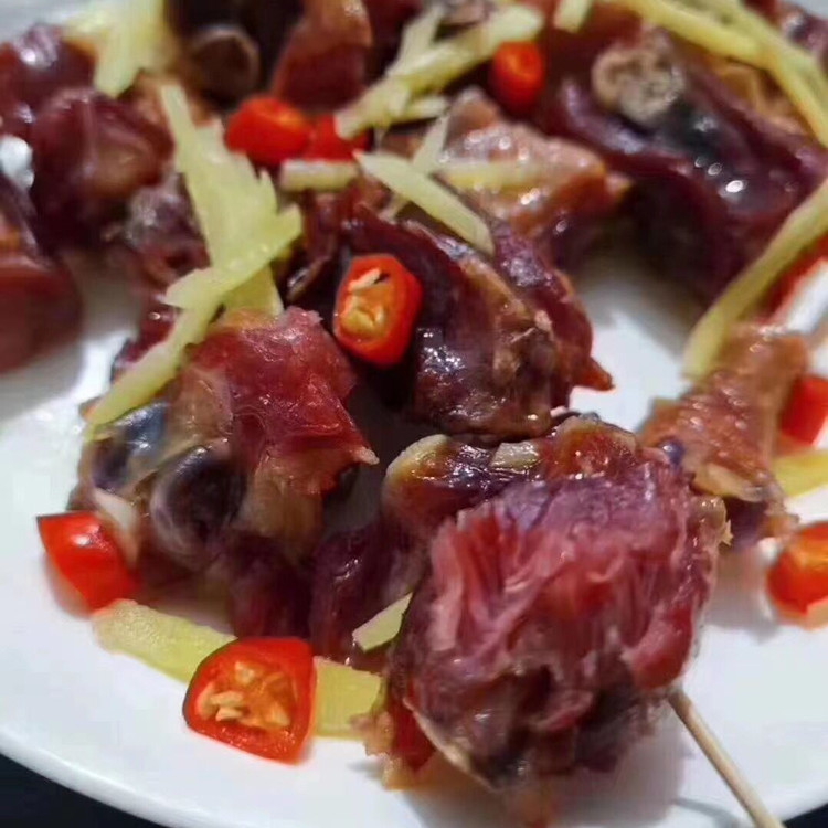 Cured Duck Strips, High-Quality Cured Duck Strips, Dried Cured Duck Legs, Cured Meat, Cured Sausage, Cured Duck Strips, Cured Duck Strips at Exhibitions and Street Stalls