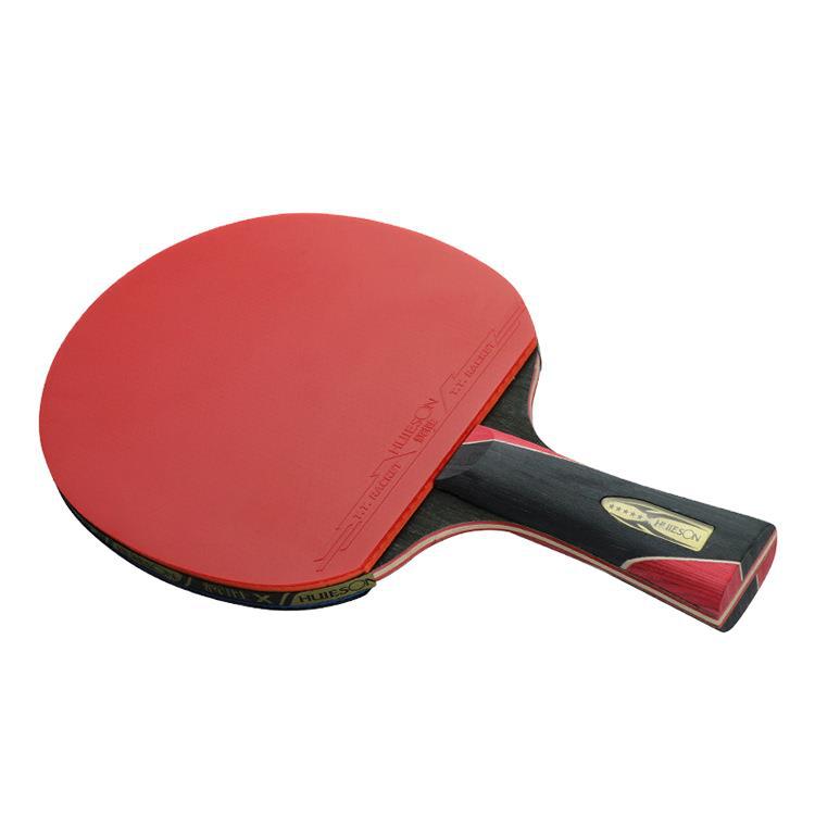 Tulip Huisheng Five-Star Table Tennis Racket Single-Pack Table Tennis Racket Professional Training Competition Five-Star Table Tennis