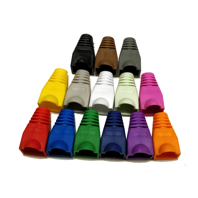 Category 6 Network Cable Crystal Head Sheath, 6.5mm Aperture, Universal, Available in Multiple Colors