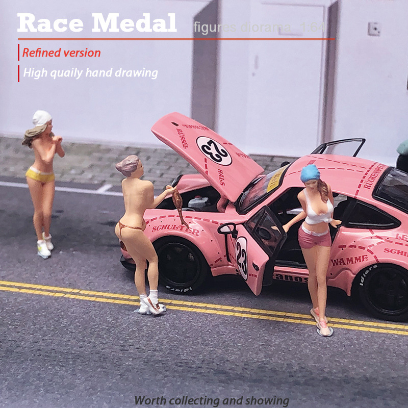 Miniature Figurine Model 1/64 Micro Photography 1:64 Scene Miniature Macro Photography Sand Table Collection Order Reservation