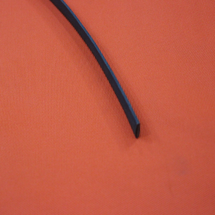 Manufacturer Customized Pe Plastic Flat Strips Black Anti-Collision Solid Strips Pp Flat Strips Solid Strips Extruded Plastic Strips