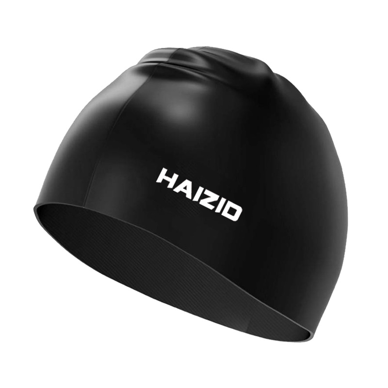 Adult silicone waterproof swimming cap boys and girls Universal silicone swimming cap increase head swimming cap factory direct sales