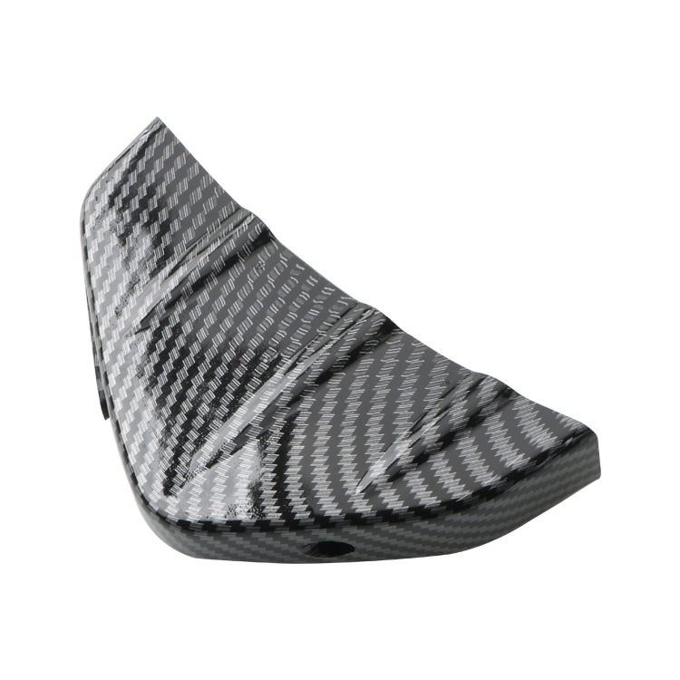 Carbon fiber pattern modification Shark fin rear spoiler rear lip modification small surround bumper chassis decoration diversion accessories