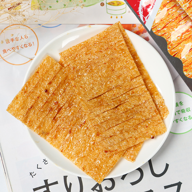 Thai Imported Snacks Bento Mixed with Shredded Squid Strips, Spicy Squid Strips Wholesale, Thai-Style Super Spicy