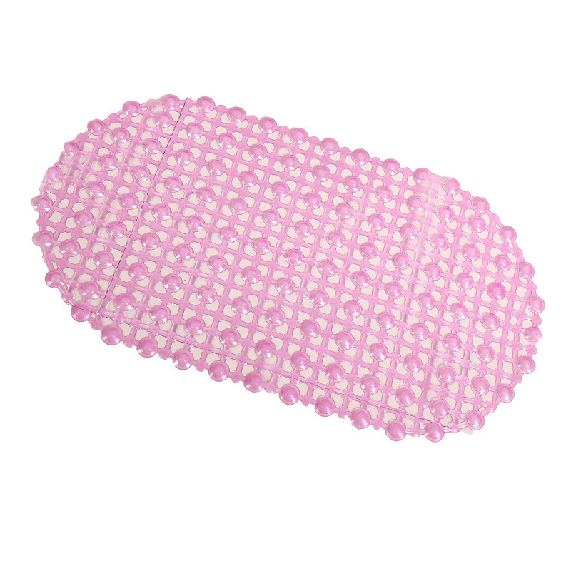 Bathtub Anti-Slip Mat Silicone Environmentally Friendly Bath Mat Suction Cup Anti-Fall Kidsren's Foot Mat Bathroom Shower Floor Mat Household Mildew-Proof