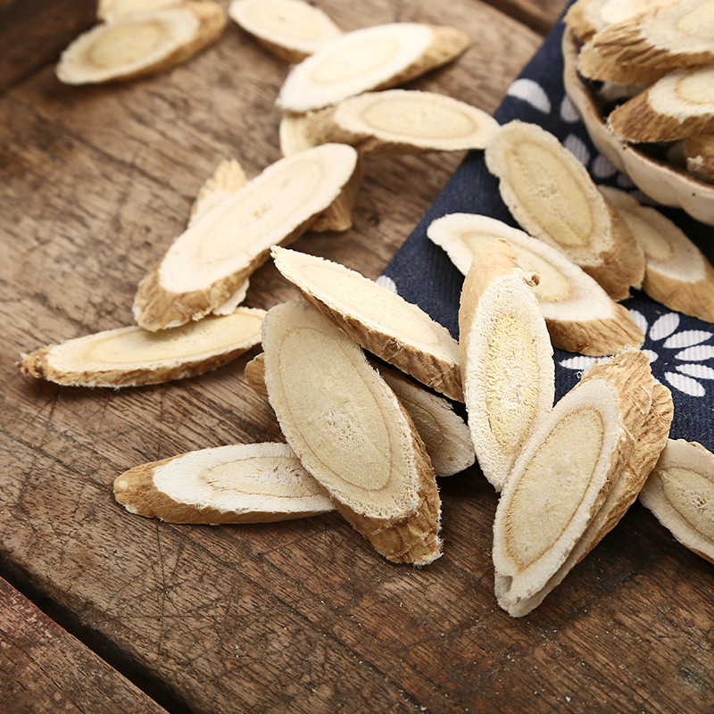 Gansu Yuxian Astragalus Bulk 500g Astragalus Tablets Beefragalus Slanted Tablets Chinese Herbal Medicine Large Bulk Authentic Wholesale Secret Text Delivery