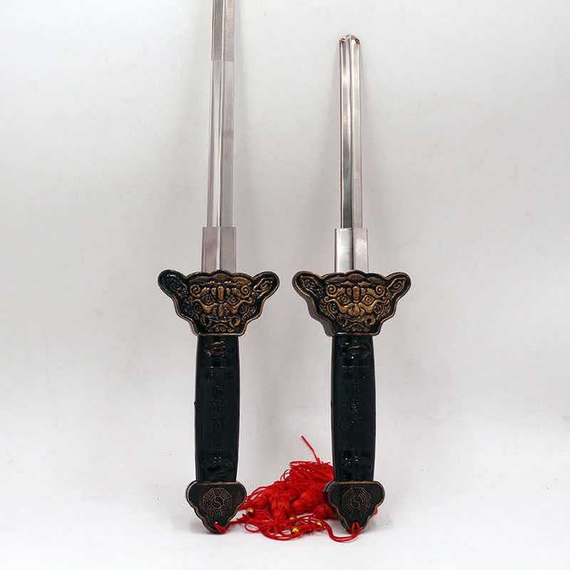 Manufacturer Wholesale Kidsren's Toys Stainless Steel Telescopic Sword Magic Sword Morning Exercise Tai Chi Sword Scenic Spot Temple Party Hot Sale