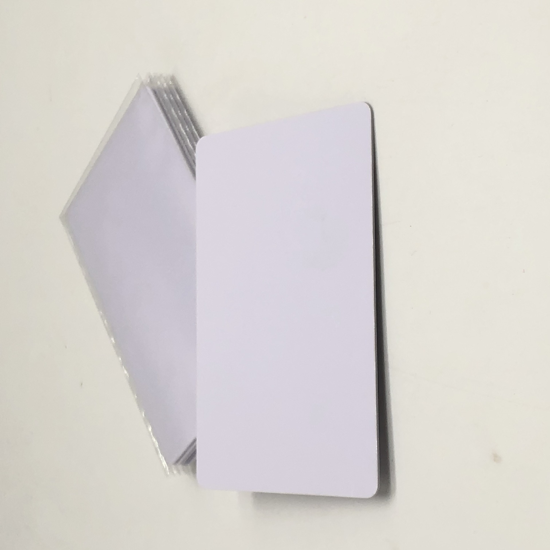 Factory Direct PVC white card coated white card blank printing card card card machine printing card ribbon Printing Card