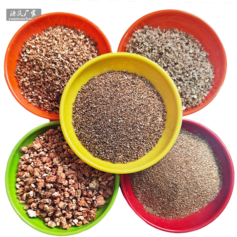 Vermiculite Manufacturer Wholesale Cutting Seedling Substrate Horticultural Vermiculite Insulation Warm Baby Paint Expanded Vermiculite Particles