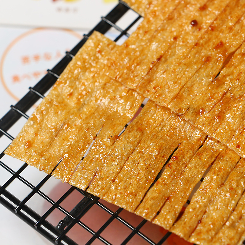 Thai Imported Snacks Bento Mixed with Shredded Squid Strips, Spicy Squid Strips Wholesale, Thai-Style Super Spicy