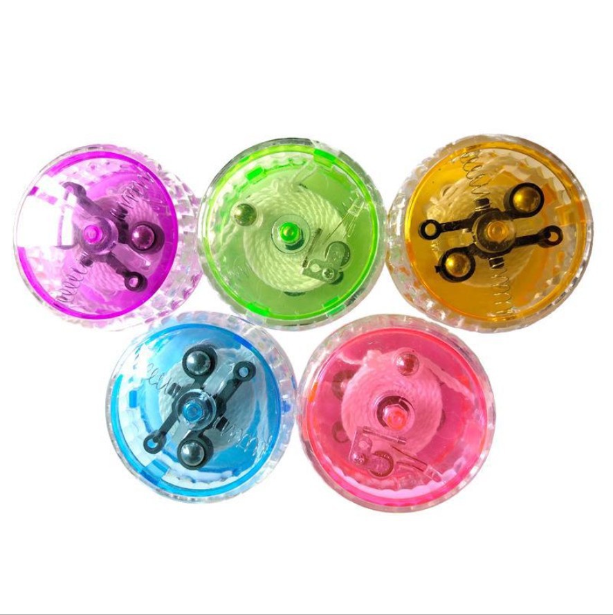 Children's cartoon luminous yo-yo with rope cable yo-yo plastic yoyo ball creative prize toy for elementary school students
