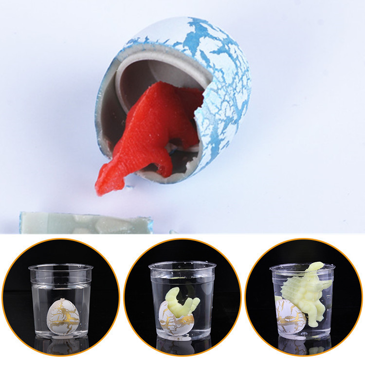 Small Dinosaur Egg Hatching Egg School Gate Hot Selling Creative Bubble Water Expansion Children's Educational Stall Toys Wholesale