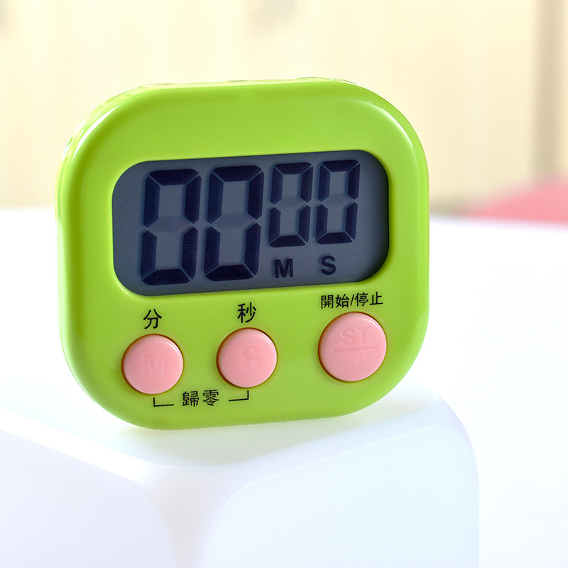 Spot 118 Timer Digital Stopwatch Visual Timer Kitchen Baking Magnetic Suction Child Learning Reminder