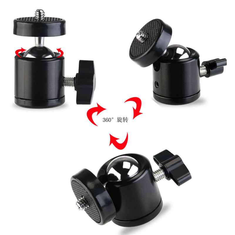 Spot Q29 tripod spherical pan-tilt photography light bulb metal mini Universal pan-tilt factory