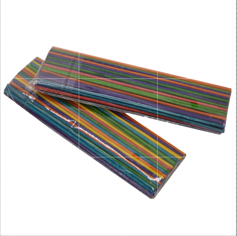 Children's diy handmade stick model material small round stick solid wood birch ice cream stick small stick round stick