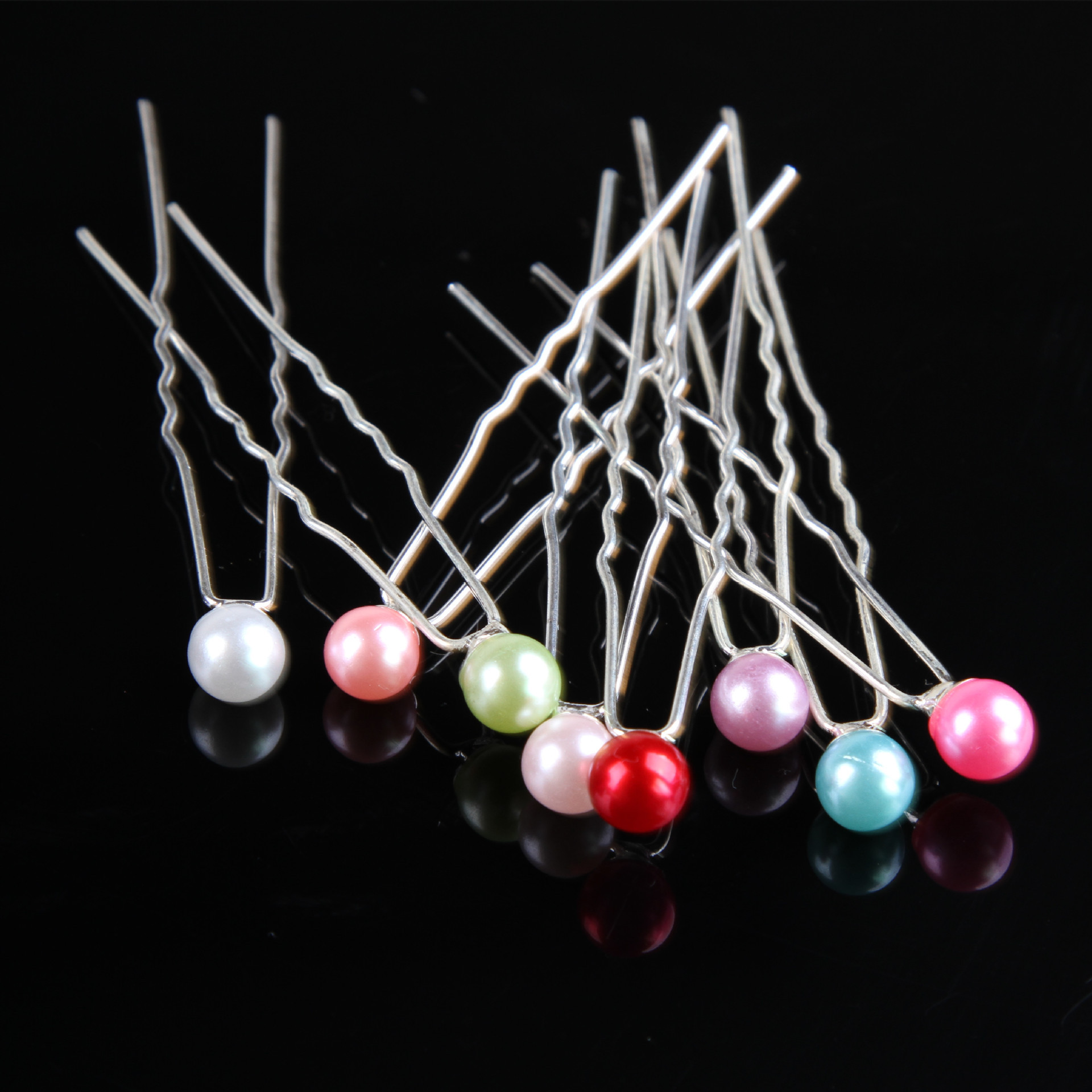 Корейский свадебный аксессуар, жемчужная U-образная заколка, аксессуар для прически, прямая поставка от производителя