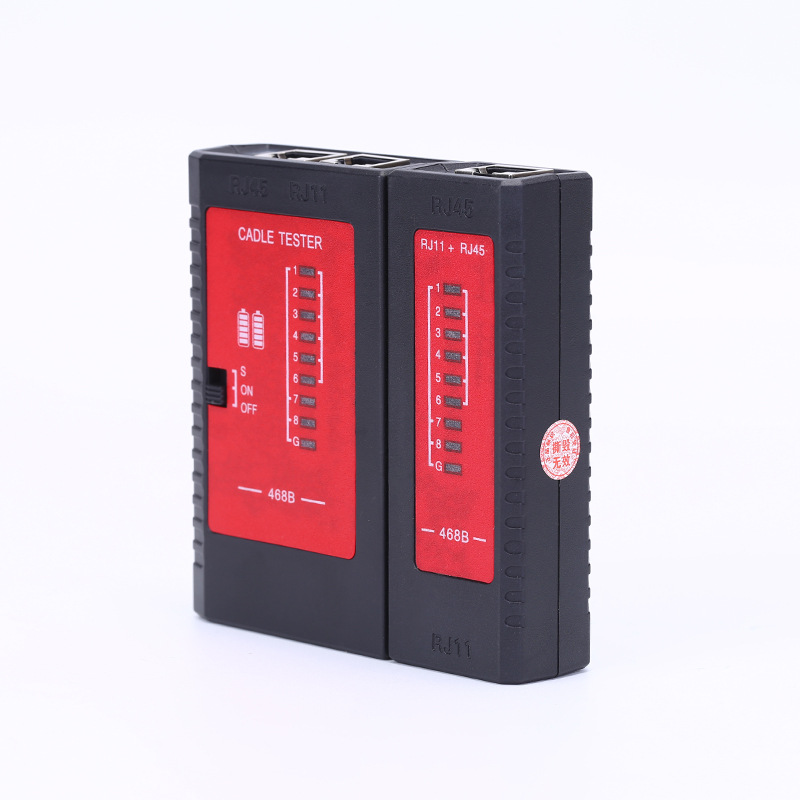 Rj45 468B Multifunctional Network Cable Tester Line Finder Line Tester Network Signal On-Off Detection