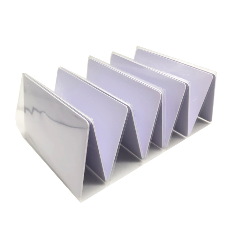 Factory Direct PVC white card coated white card blank printing card card card machine printing card ribbon Printing Card