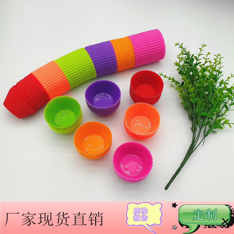 Силиконовая форма для выпечки Кекс Круглая Marfen 7 см Силиконовая форма для пудинга