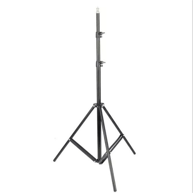 1.6m 2.4m Stand Thermometer Anchor Folding Light Stand Live Photography Floor Standing Photography Triangular Light Stand