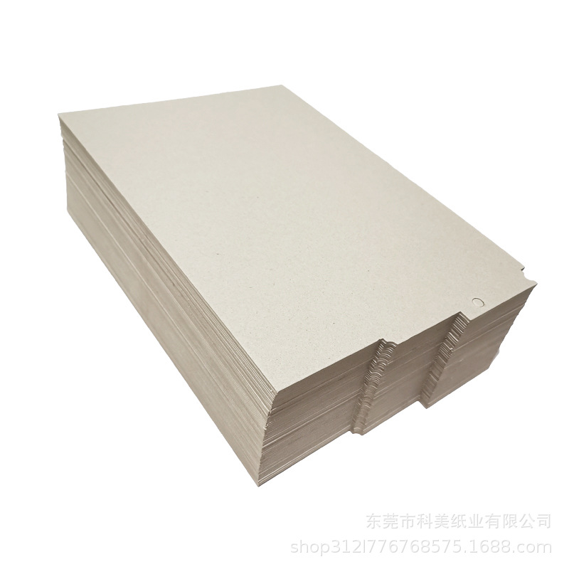 Wholesale custom 2mmA4 double gray paper folder fast labor folder gray board paper high smooth surface gray board