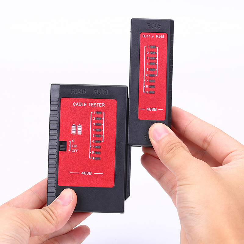 Rj45 468B Multifunctional Network Cable Tester Line Finder Line Tester Network Signal On-Off Detection