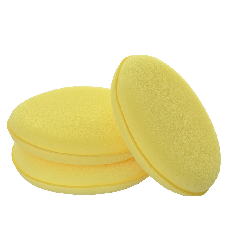 Car polishing and waxing sponge cleaning car washing sponge round blank sponge block 12 a pack