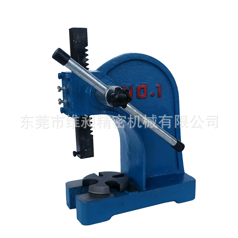 Export Small Hand Press Manual Pressure Machine Manual Press 1t Bearing Pressure Machine 1 Ton Stamping Hand Beer Machine