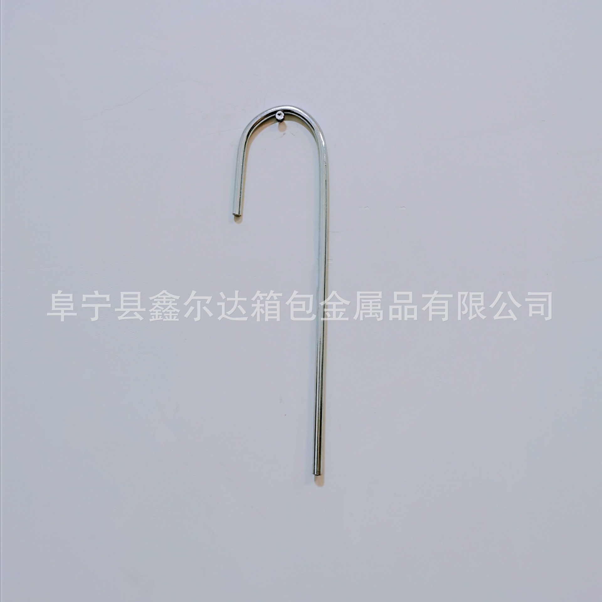 Large Curved Hook Ground Nail Tent Turf Fixed Nail Thickened J-Shaped Crutch Type Galvanized Nail Portable Anti-Slip Camping Style