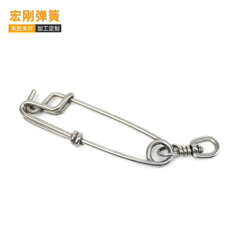 Соединитель из нержавеющей стали, закрытая игла для рыбалки, аксессуары для рыбалки, оптовая поставка