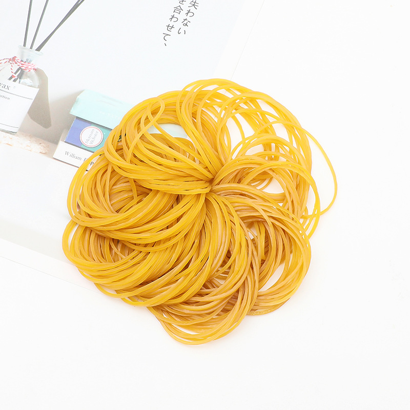 Manufacturers 50mm Vietnam rubber band high elastic rubber band cowhide band wholesale yellow rubber ring holster