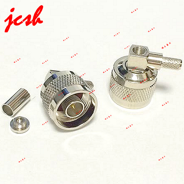 N-Jwc-50-3 Curved Male 90 Degree Rf Microwave Antenna Wiring Rg58/142/400/223/Lmr195